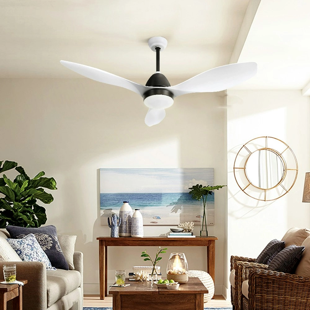 Devanti 48'' Ceiling Fan DC Motor w/Light w/Remote - White