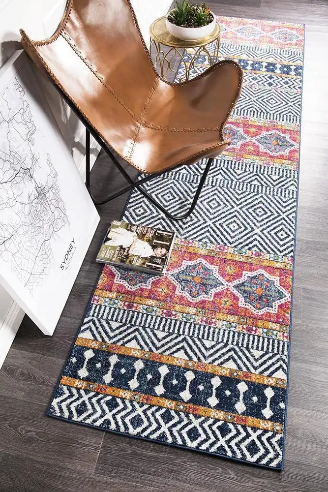 Rug Culture Oasis Sabrina Multi Tribal Runner Rug