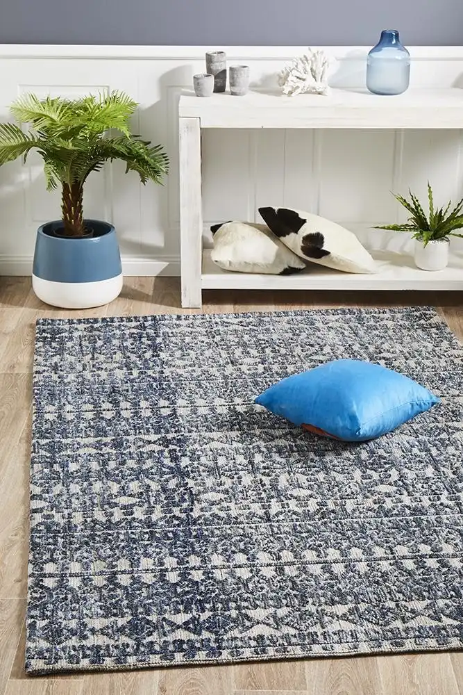 Rug Culture Levi Tara Navy Grey Rug