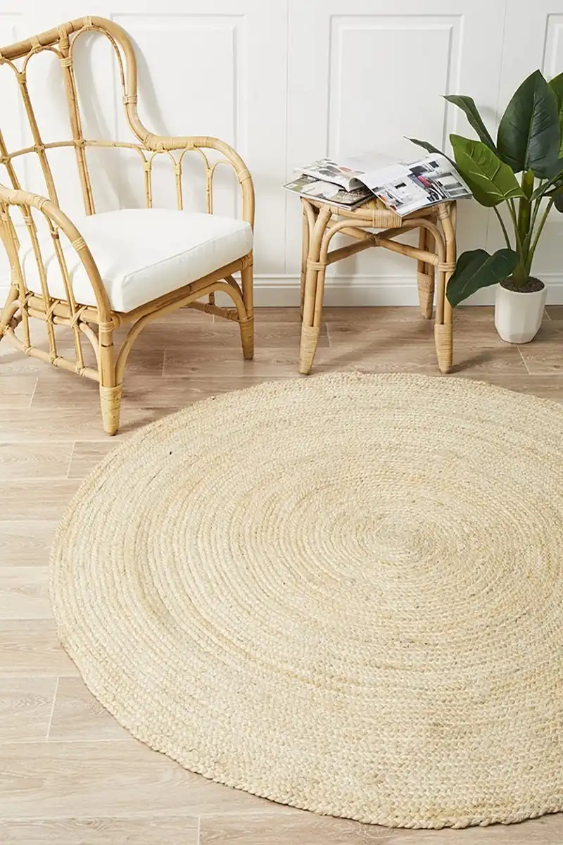 Rug Culture Atrium Polo Round Bleach Rug