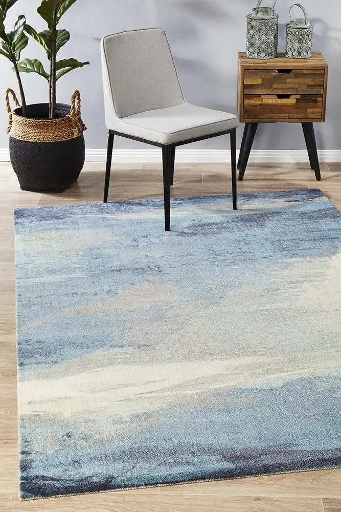 Rug Culture City Monet Stunning Blue Rug