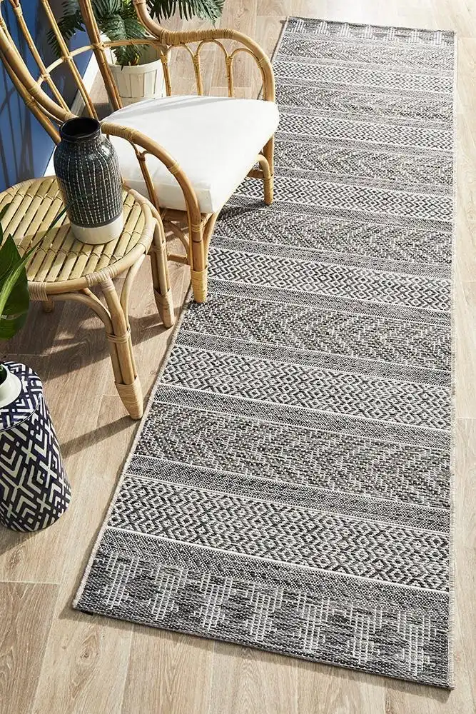 Rug Culture Terrace 5505 Grey Runner Indoor Outdoor Area Rug