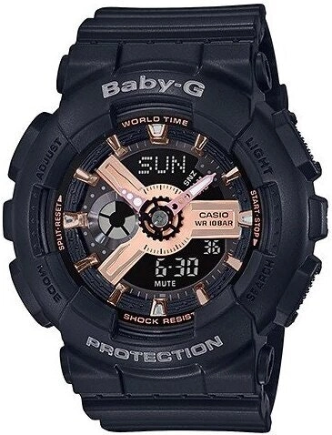 Baby G Digital & Analogue Watch Rose Gold Series BA110XRG-1A