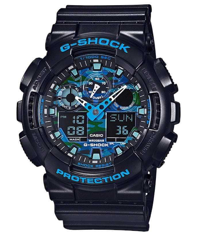 G-Shock Digital & Analogue Watch Camouflage Series GA100CB-1A