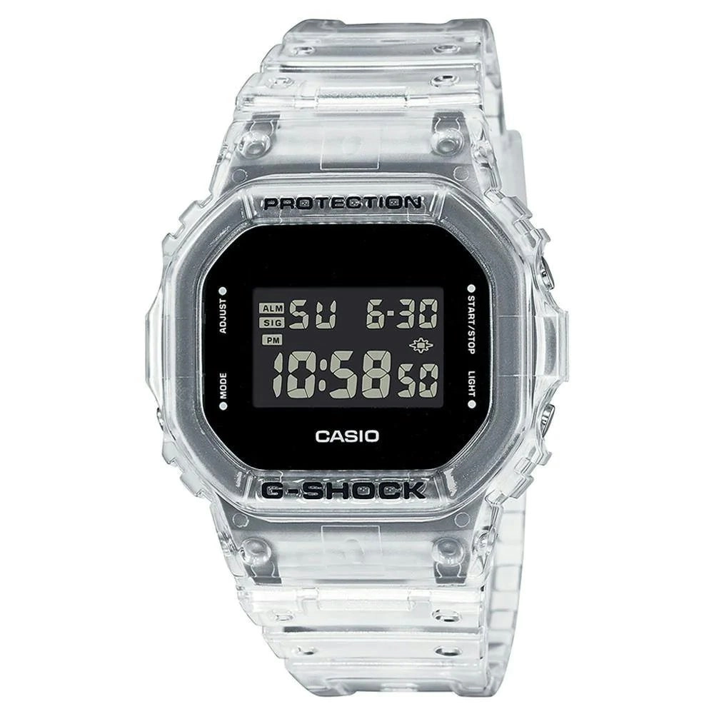 G-Shock Digital Skeleton Transparent Series DW5600SKE-7D