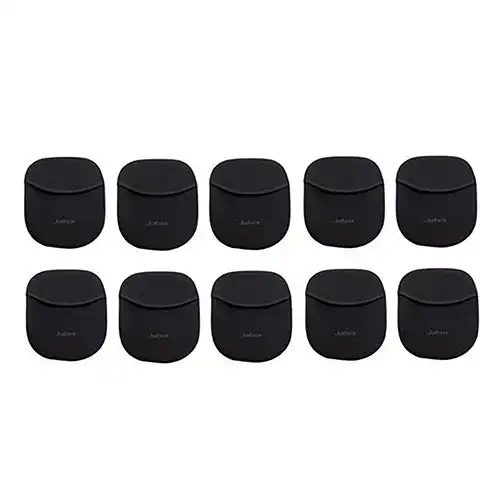 10pc Jabra Pouch For Evolve2 40 Headsets Protective/Travel Carry Case Black