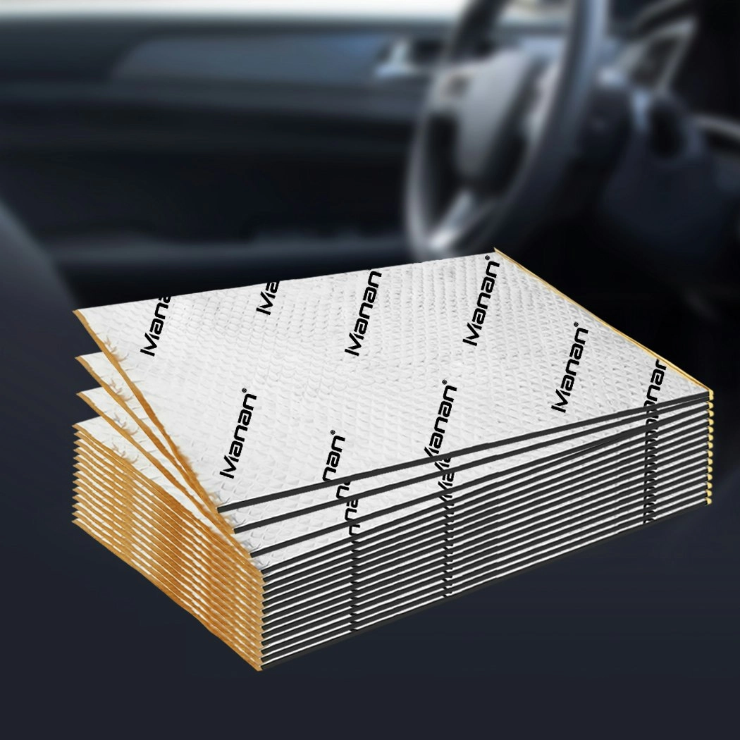 Manan Sound Deadener Butyl Rubber Car Heat Shield Noise Insulation Mat 20pcs