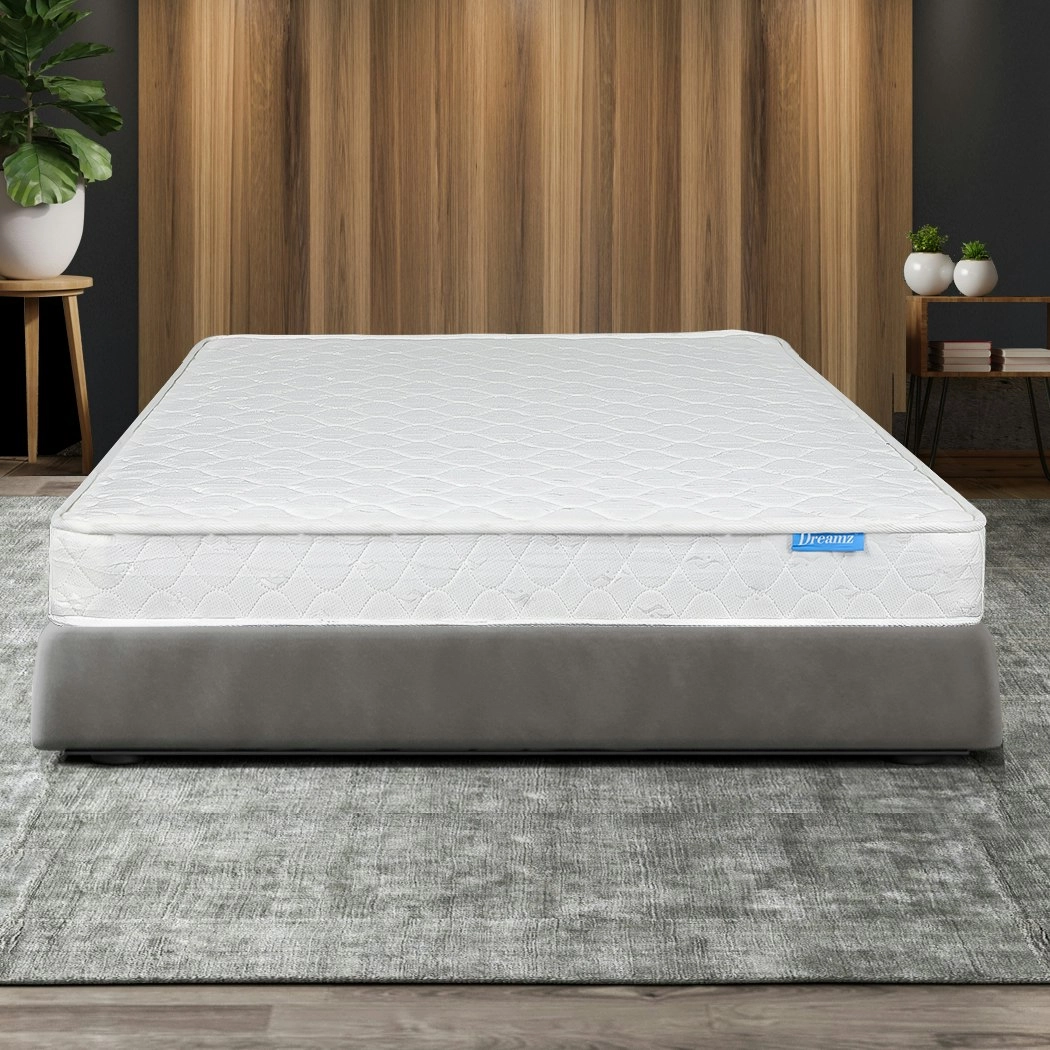 Dreamz Mattress Spring Coil Bonnell Bed Sleep Foam Medium Firm Double 13CM