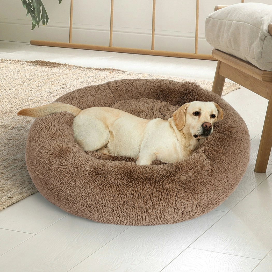 Pawz Pet Bed Mattress Dog Beds Bedding Cat Pad Mat Cushion Winter L Brown