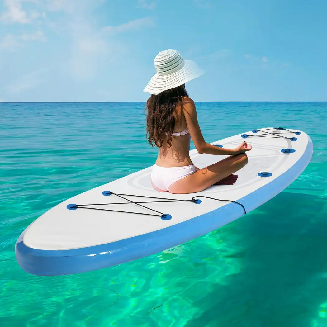 Traderight Group  Extra Wide Stand Up Paddle Board Kayak Inflatable SUP Surfboard Paddleboard Surf