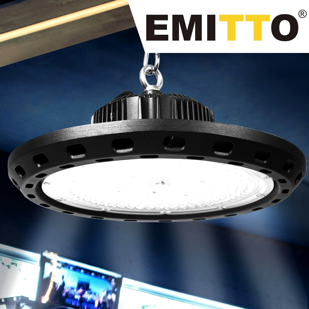 Emitto UFO High Bay LED Lights 200W Workshop Lamp Industrial Warehouse Factory