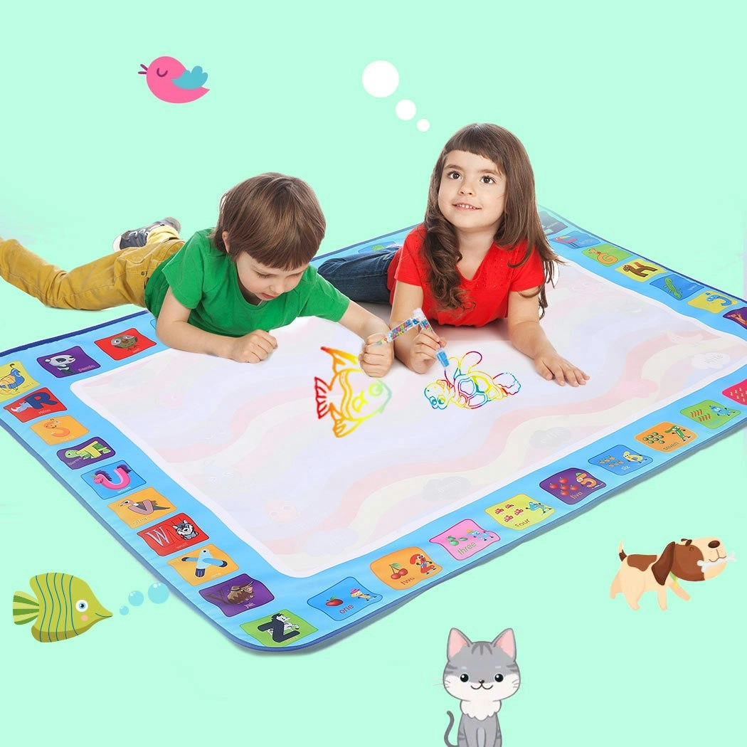 Traderight Group  Kids Drawing Mat Aqua Doodle Board Water Painting Writing Magic Educational Toy