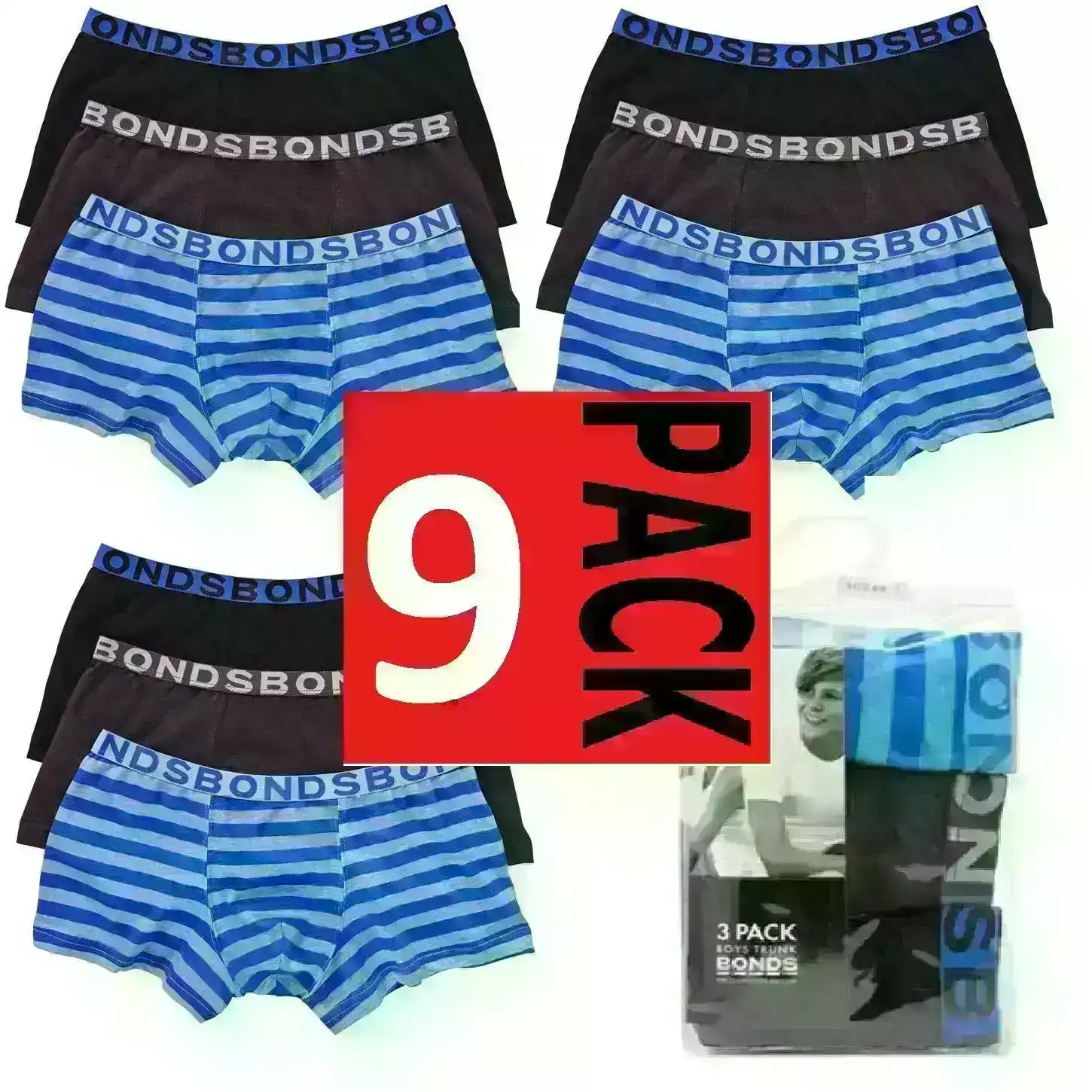 New Bonds Boys Kids Underwear 4 Pairs Undies Brief Briefs Size 2 3 4 6 8 10 12  14, Australian Fashion Boutique