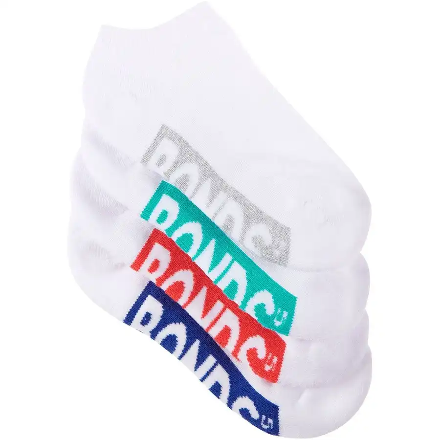 8 Pairs Bonds Kids Socks Boys Girls Low Cut Sports White Blue Red Mint Grey