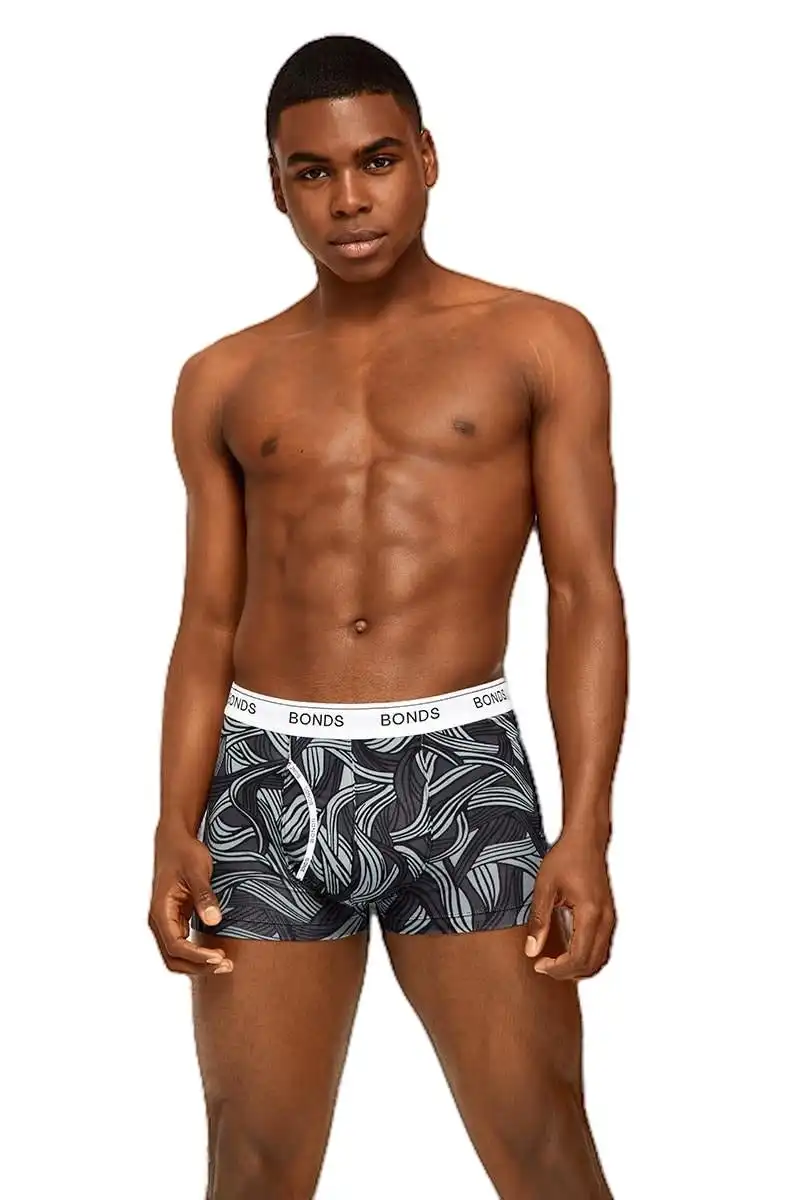 Bonds Mens Trunks Briefs Boxers Underwear - Charcoal / Orange / White -  Small, Australian Fashion Boutique