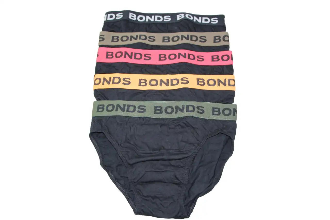 15 Pairs X Bonds Mens Hipster Brief Underwear Black Briefs 05K