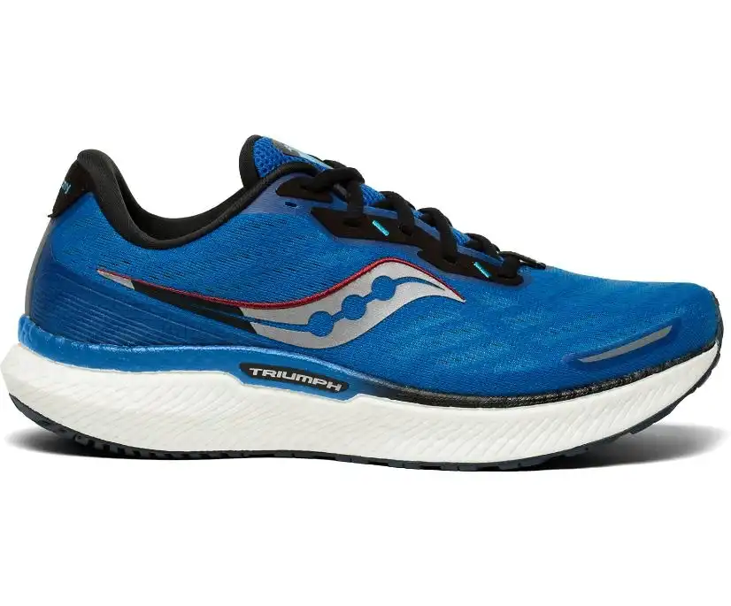 Mens Saucony Triumph 19 - Running Shoes Royal/Space