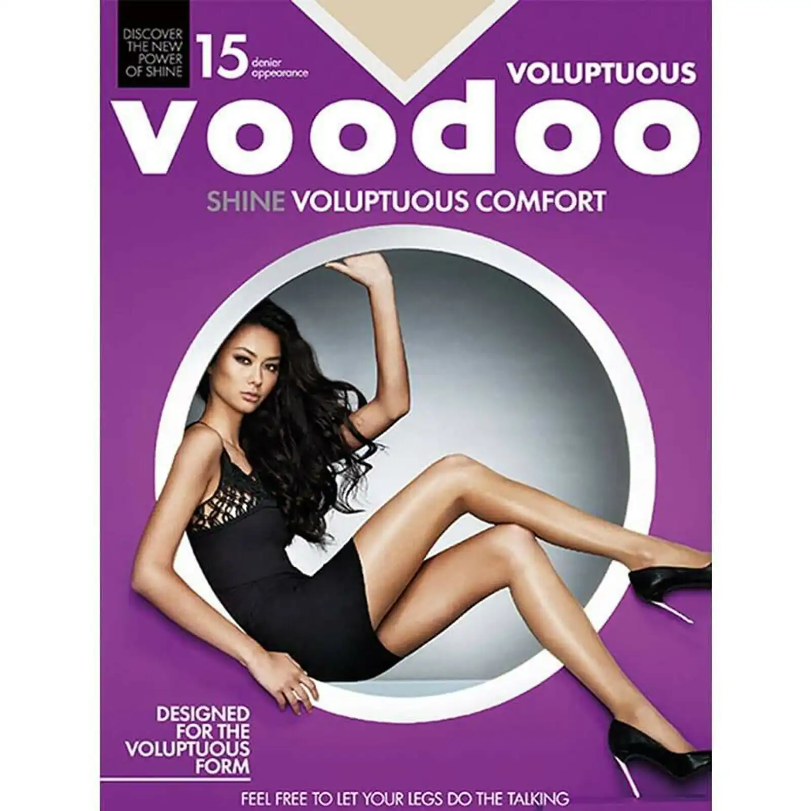 Womens Voodoo Sexy Voluptuous Shine Plus Size Stockings Pantyhose 18-20  22-24, Australian Fashion Boutique