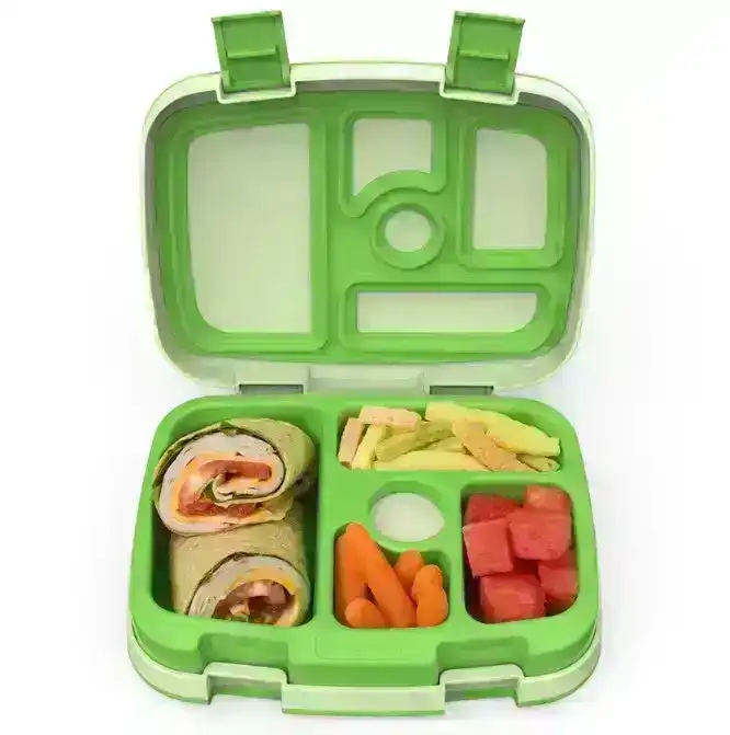 5 x Bentgo Kids Lunch Box Container Storage Green