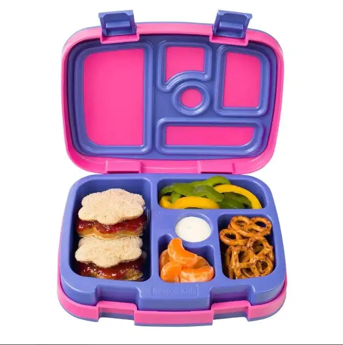 2 x Bentgo Kids Brights Lunch Box Container Storage Fuchsia