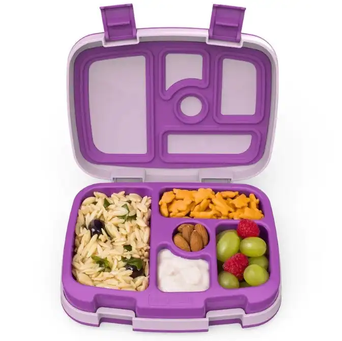 2 x Bentgo Kids Lunch Box Container Storage Purple