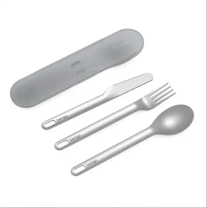 Bentgo Ss Utensil Set Cutlery Grey