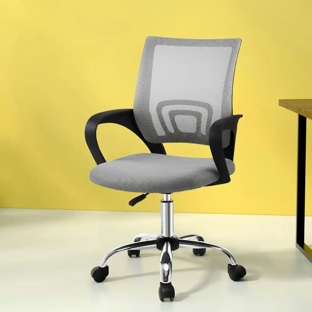 Artiss Cody Mesh Office Chair Mid Back Grey