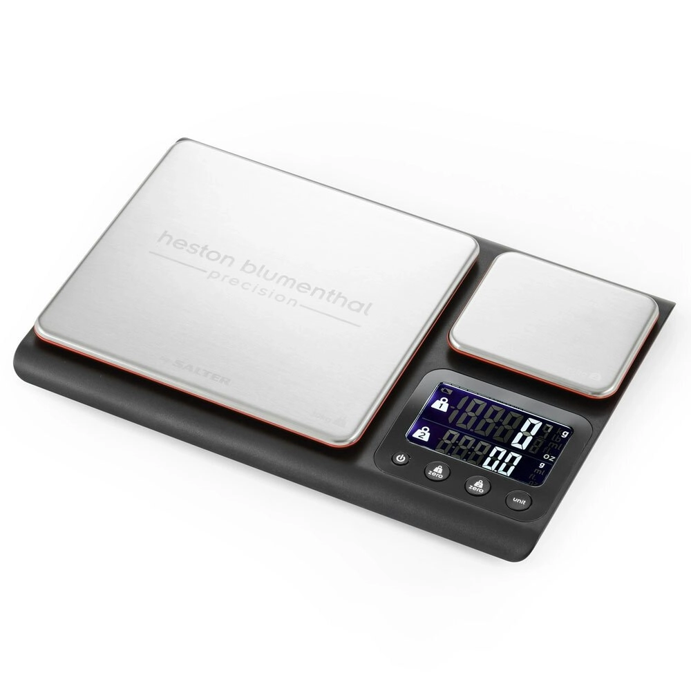 Salter Heston Blumenthal 10kg Dual Platform Precision Kitchen Scale Measure Food