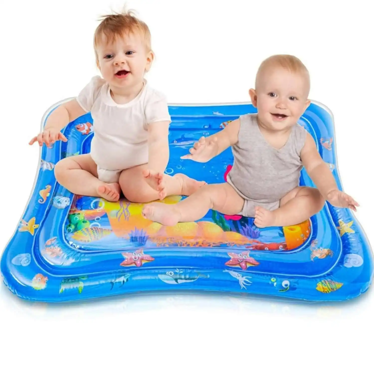 BabiesMart Tummy Time Water Play Mat Sensory Mat for Baby Play & Development