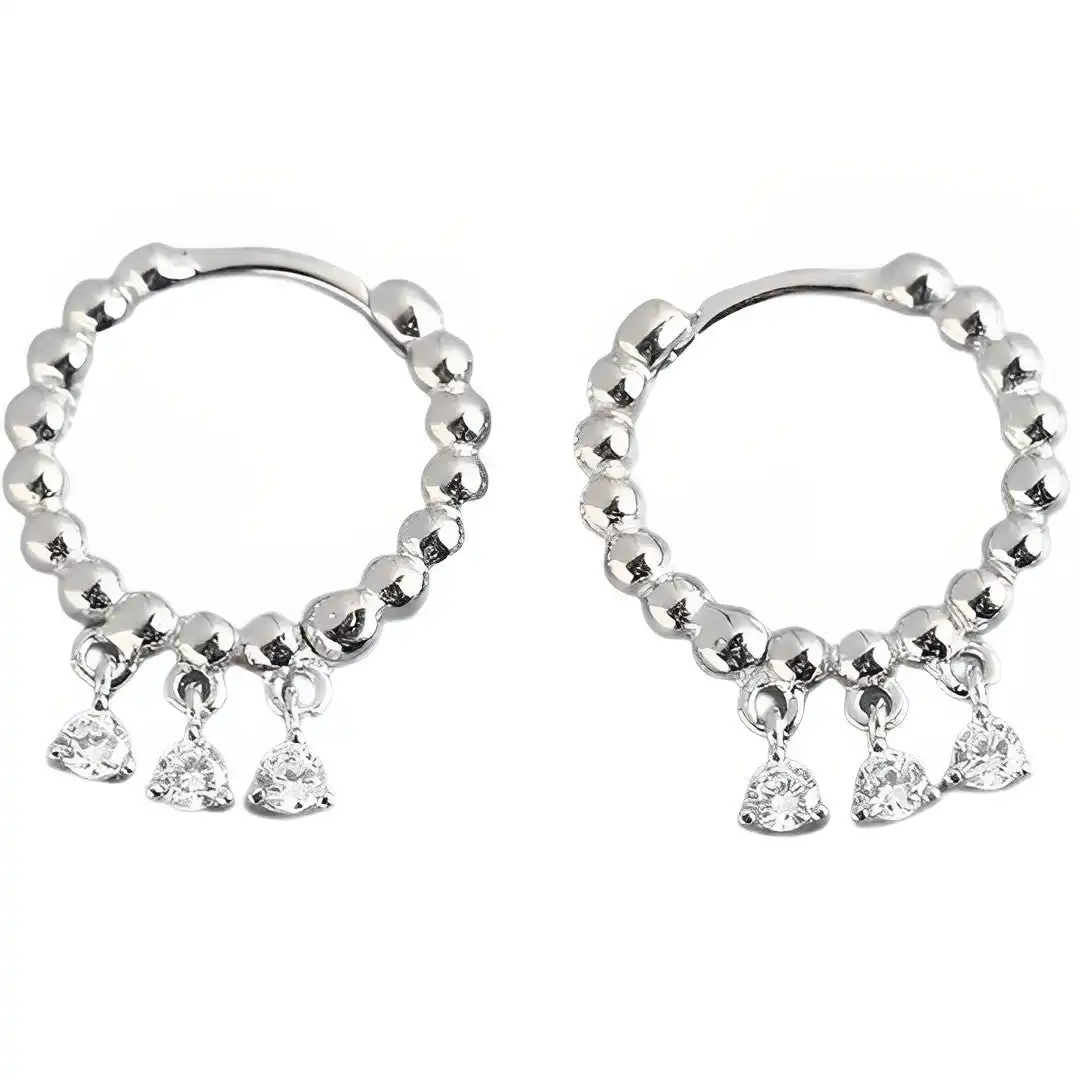 Anyco Fashion Star Zircon Earrings