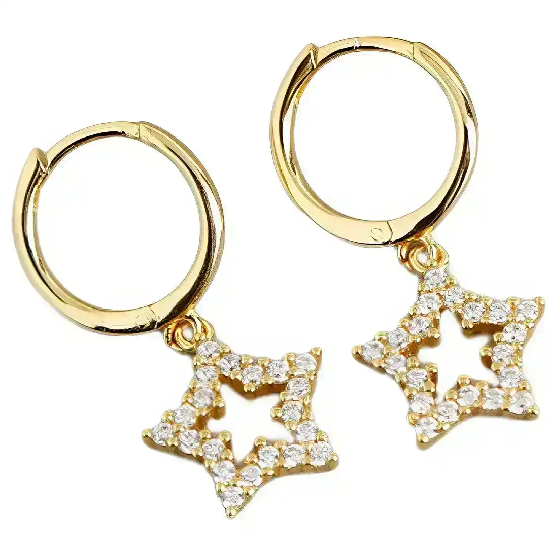 Anyco Fashion Star Zircon Earrings