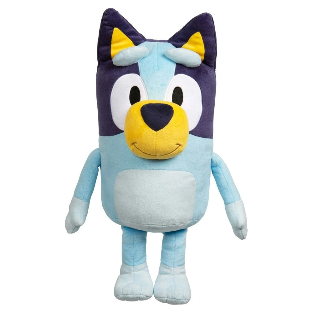 Bluey 45cm Standing Large Soft Plush/Stuff Toy/Dog Kids/Toddler 3y+ Blue