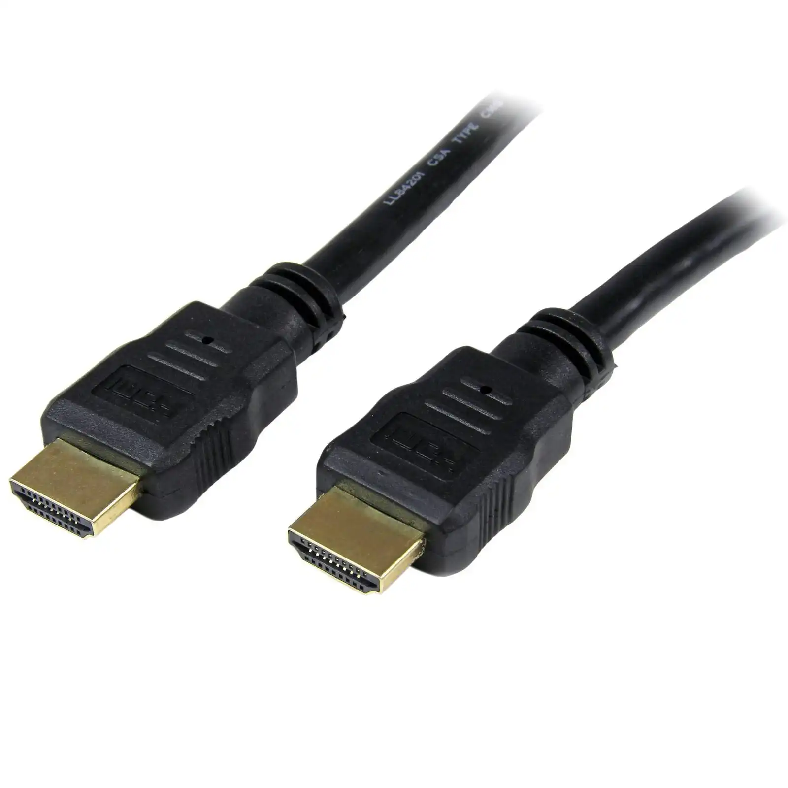 Star Tech 2M 4K/2K UHD Male/Male HDMI 1.4 Cable w/ Ethernet for HDTV/DVD Black