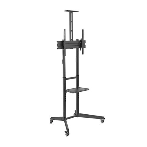 Brateck Steel Cart w/ Top/Center Shelf Mount Stand Holder for 37"-70" LED LCD TV