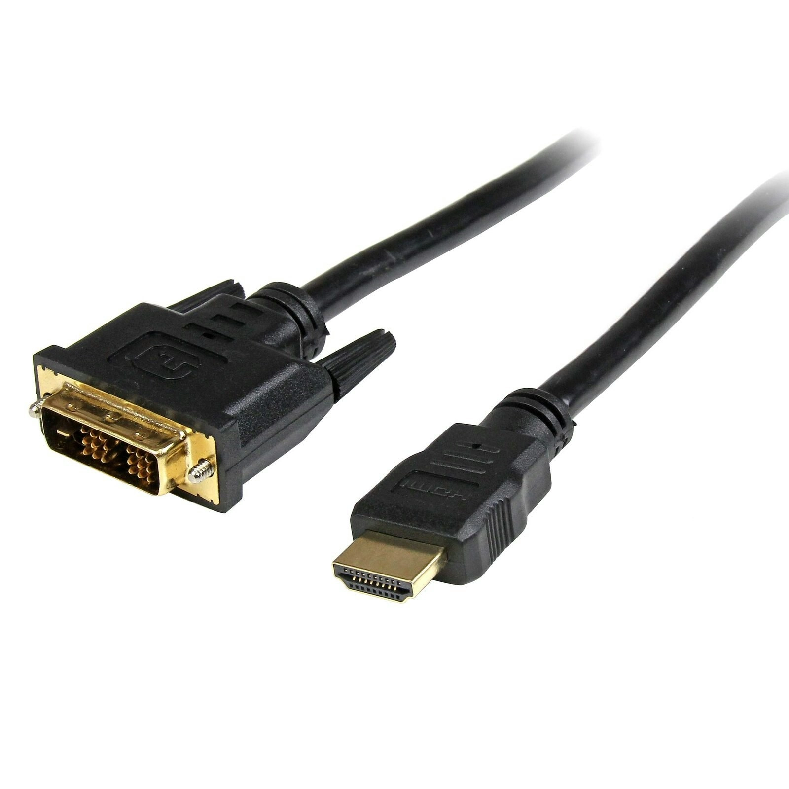 Star Tech 1M Digital Gold Plated Male HDMI to Male DVI-D Cable for HDTV/Monitor