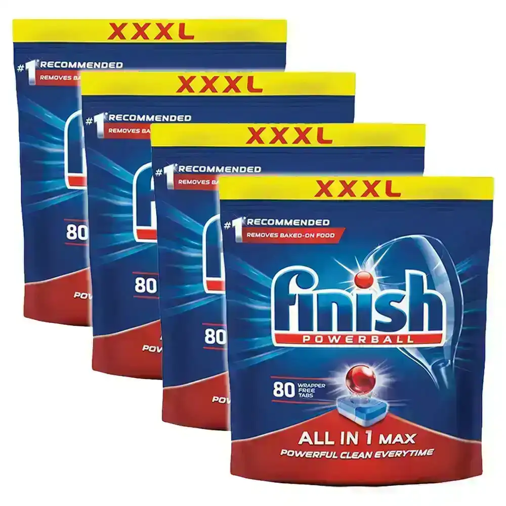 Finish Powerball Dishwasher Tablets, 80 Tablets