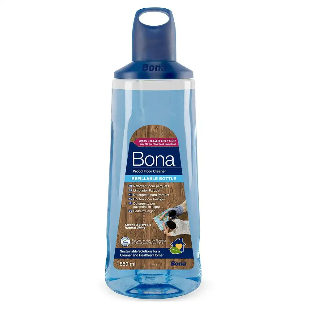 Bona 850ml Wood/Timber Floor Cleaner Refill Cartridge For New Spray Mop