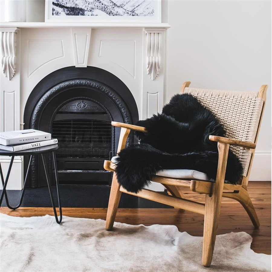 Merino Sheepskin Rug - Black