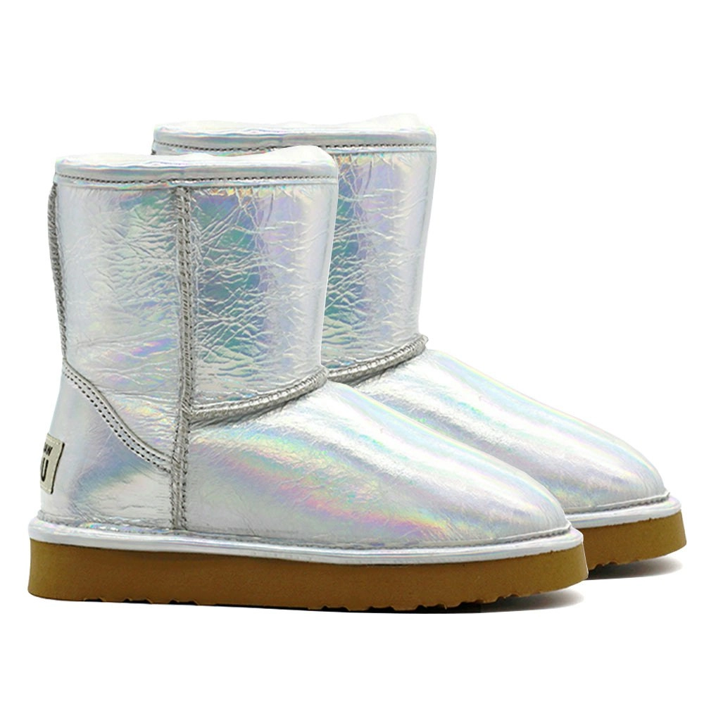 Waratah UGG® Holographic Kids Zip UGG Boots - Star Dust