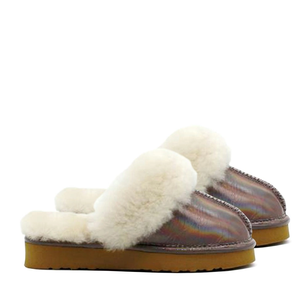 Waratah UGG® Holographic Kids Scuff - Periwinkle