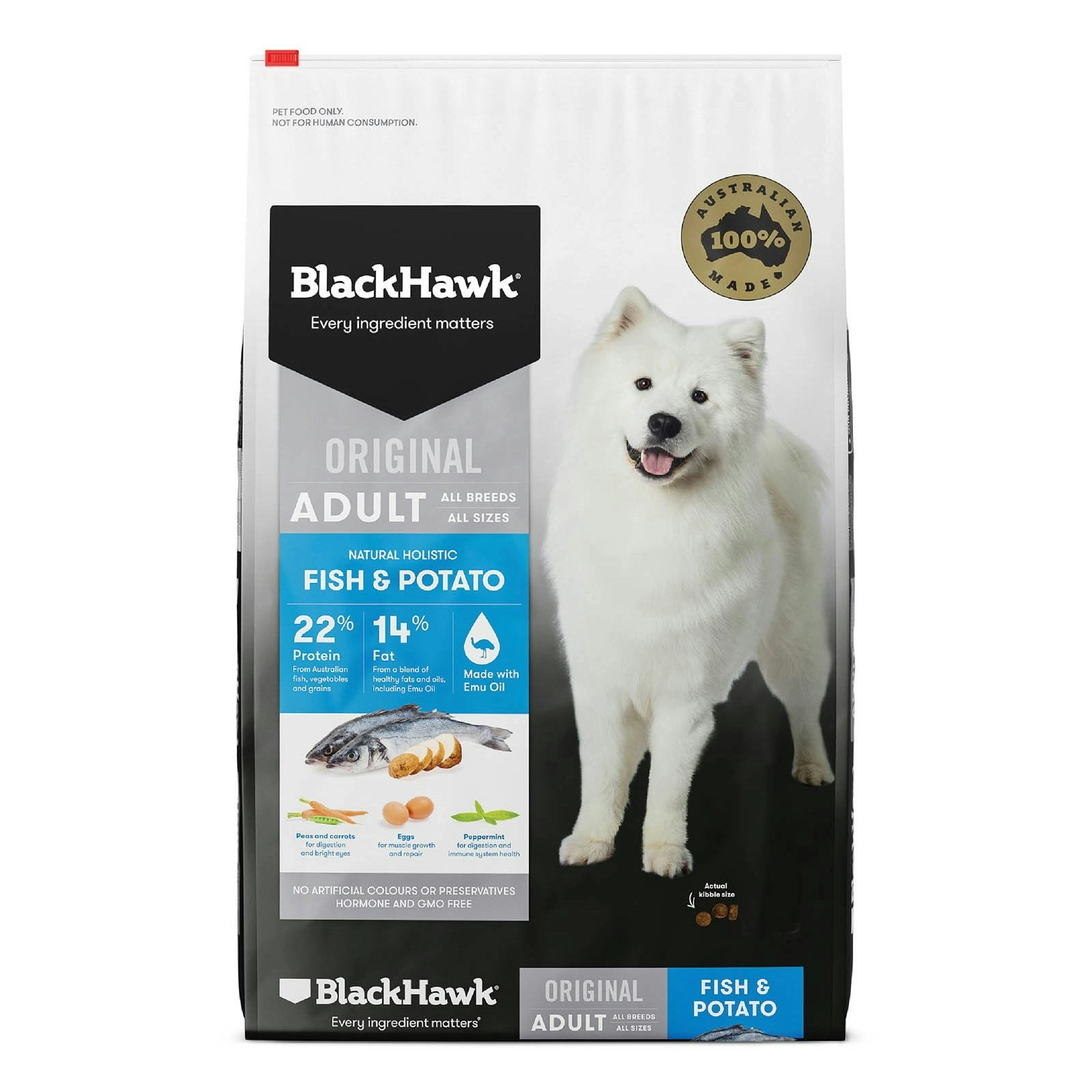 Black Hawk Fish And Potato Adult Dry Dog Food 10 Kg