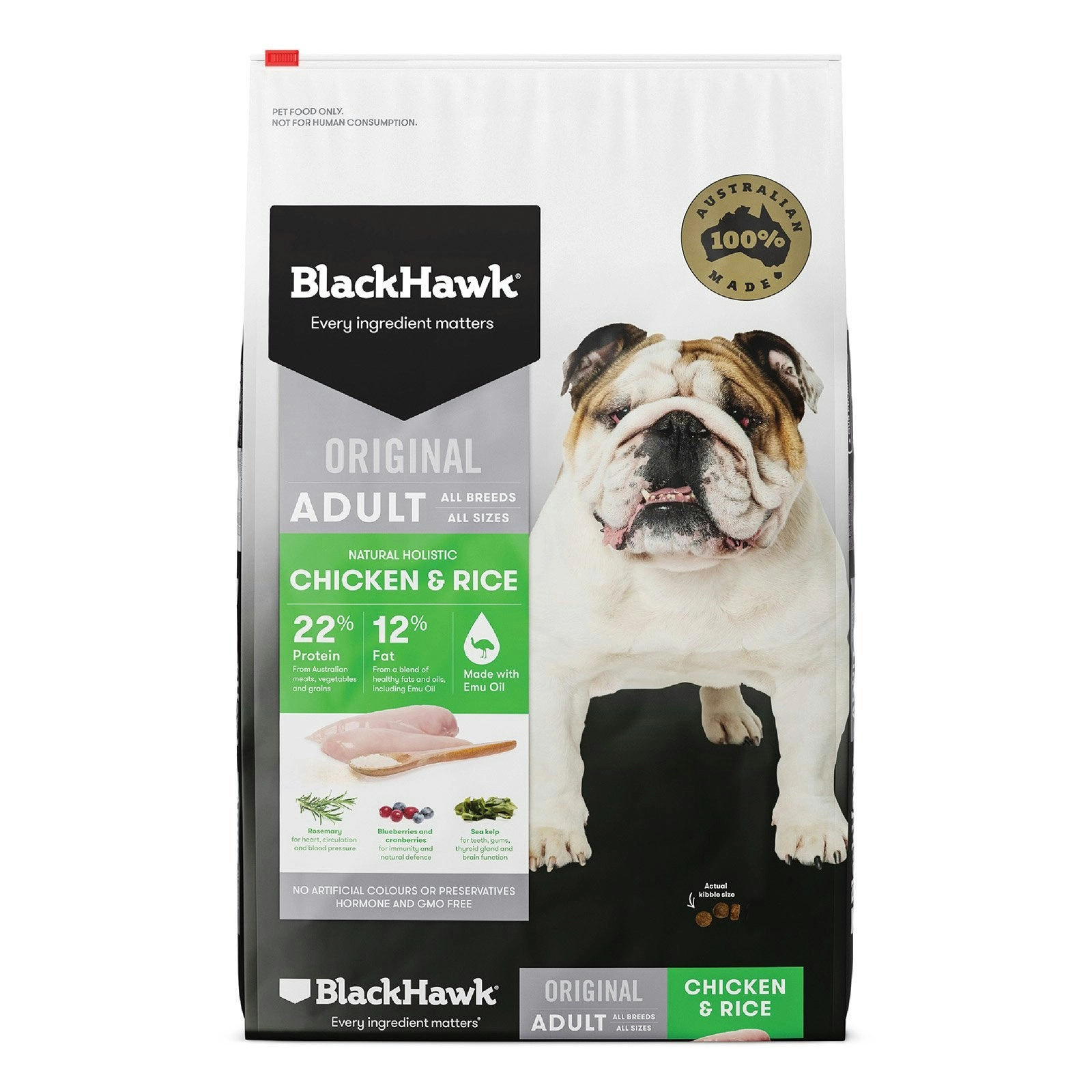 BlackHawk Chicken And Rice Adult Dog Dry Food 10 Kg