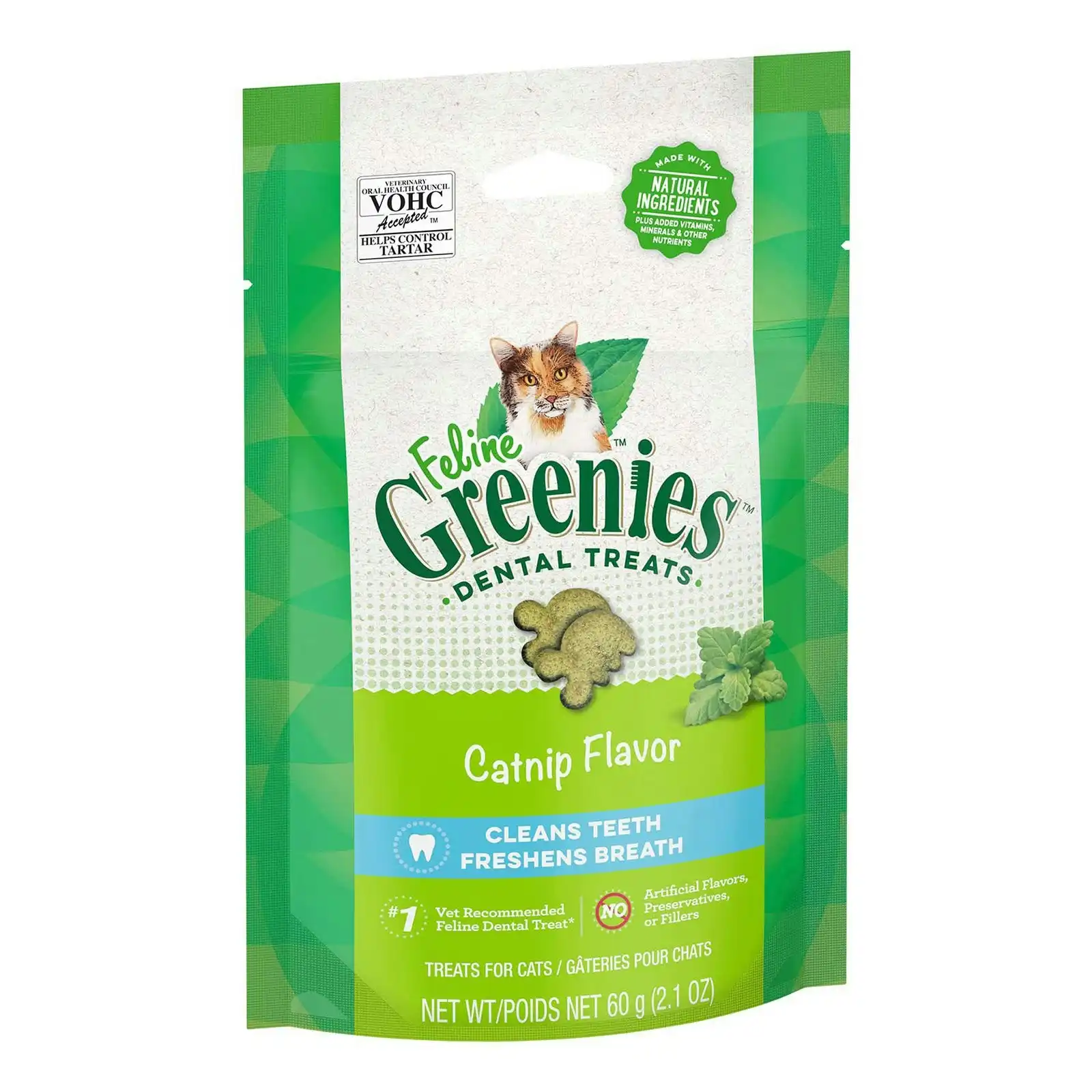 GREENIES Feline Dental Treats Catnip Flavour For Cats 130 GM