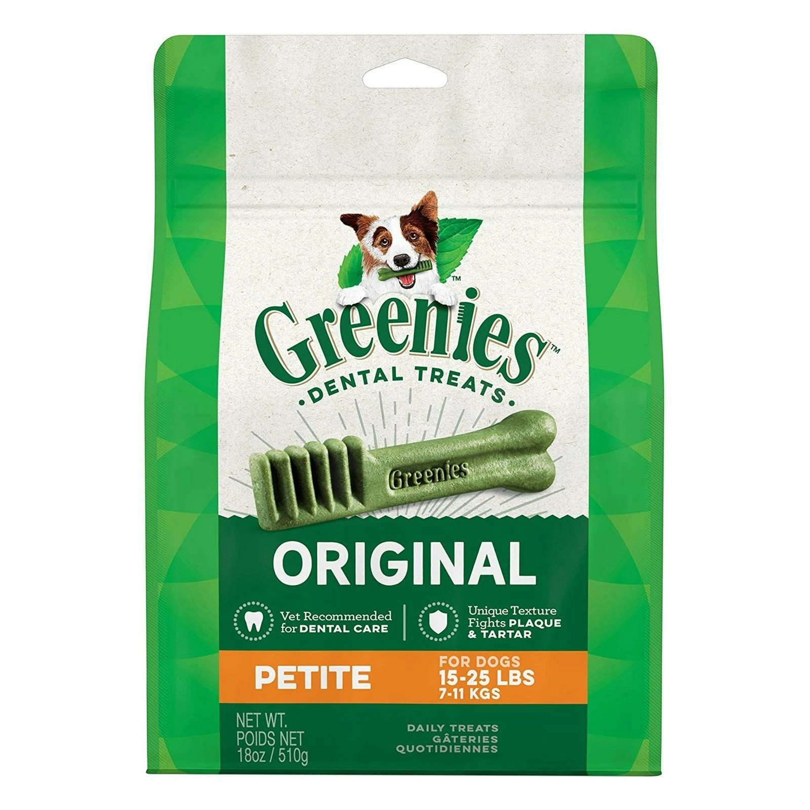 GREENIES Original Dental Treats Petite for Dogs 7 to 11 Kg 1 Kgs