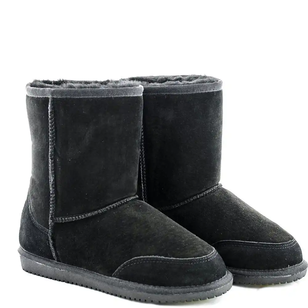 Original Ugg Australia Black Detailed Mid Boots