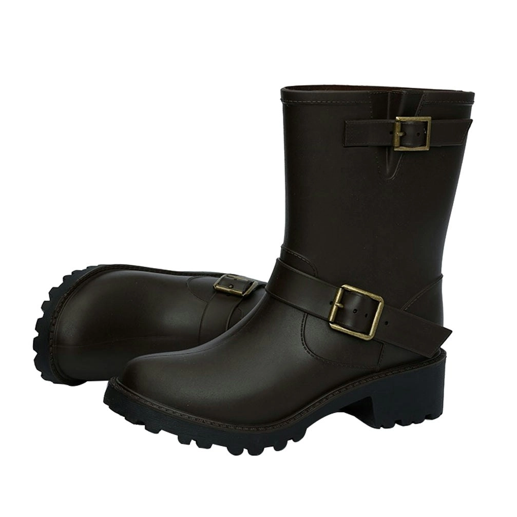 Gumboots Short Buckle Brown 2013