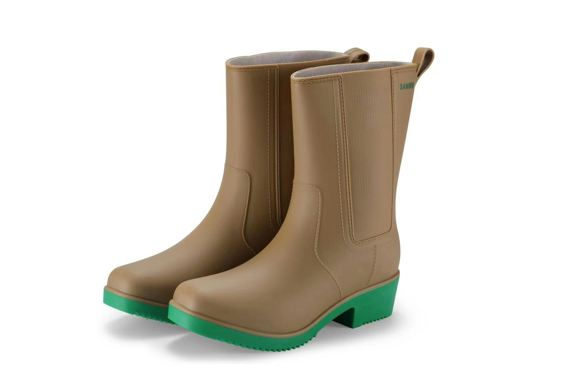 Short Gumboots Khaki 21023