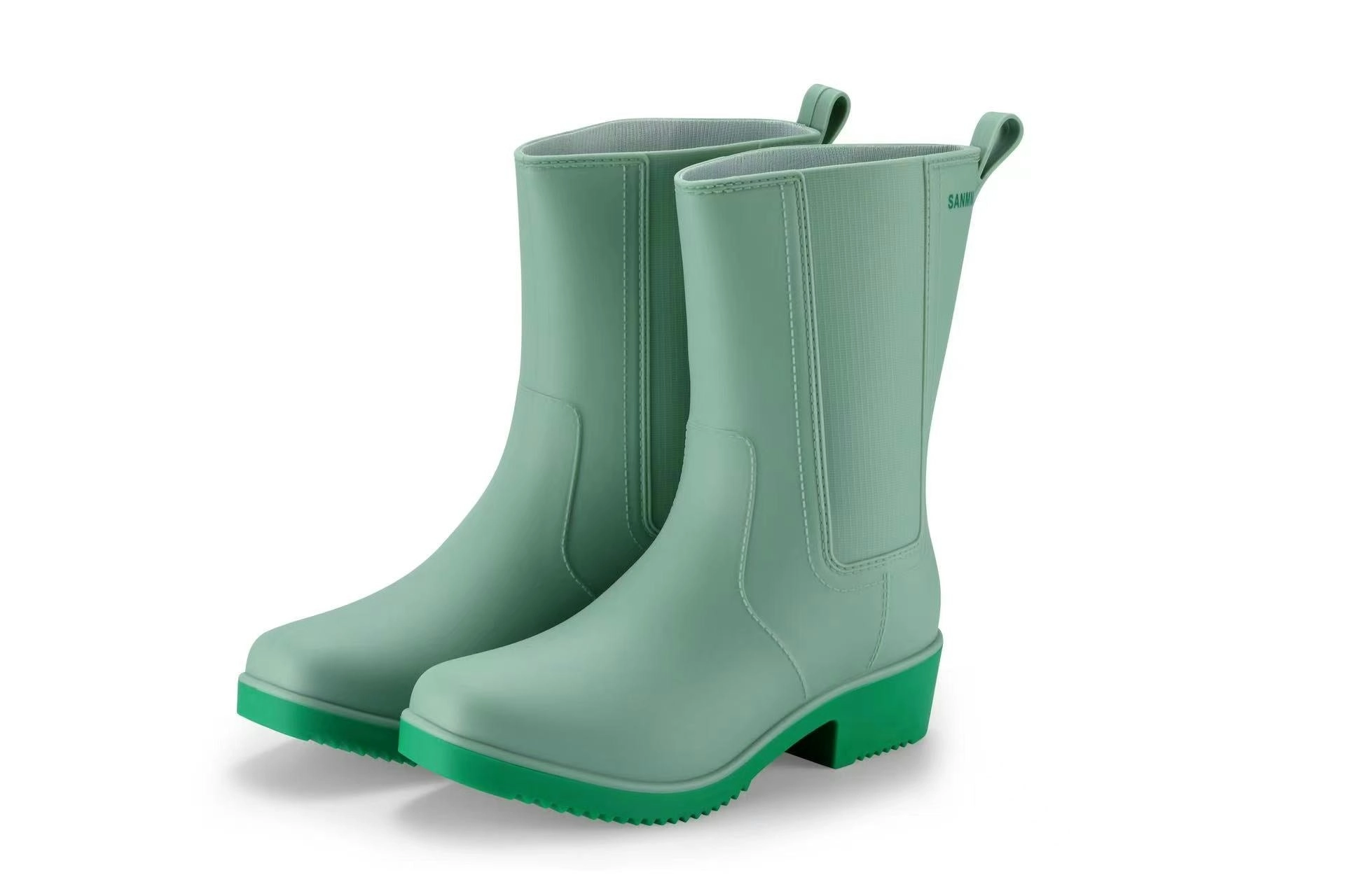 Short Gumboots Minty Green 21023