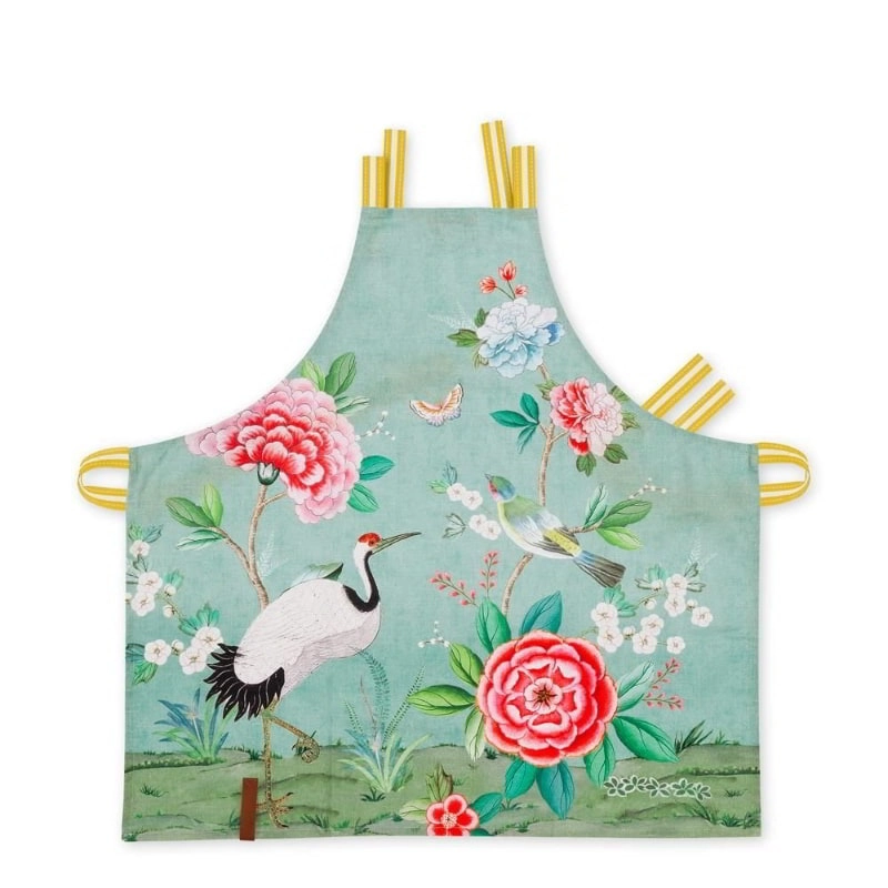 PIP Studio Blushing Birds Cotton Blue Apron