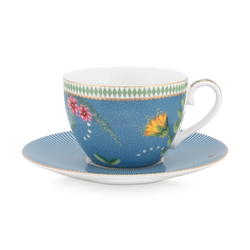 PIP Studio La Majorelle Blue Cup and Saucer